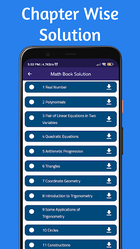 Class 10th Math Solution NCERT Screen 2
