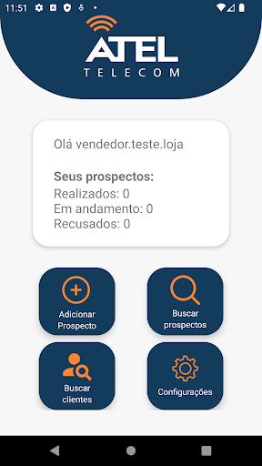 Atel: Gestão de Vendas Screen 2