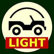 Inclinometer, speedometer travel tools light  Icon