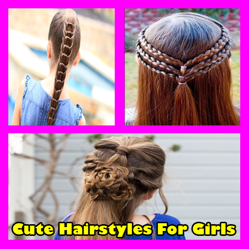 Android application Cute Hairstyles For Girls screenshort