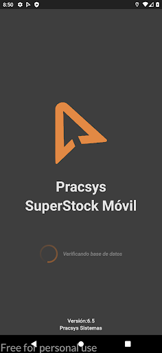 Android application Pracsys SuperStock Móvil V6.x screenshort