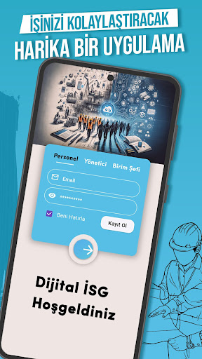 Android application Dijital İSG screenshort