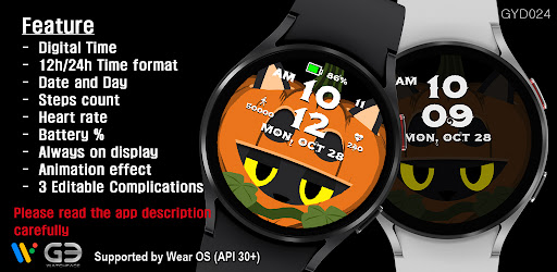 GYD026 | Halloween Pumpkin cat