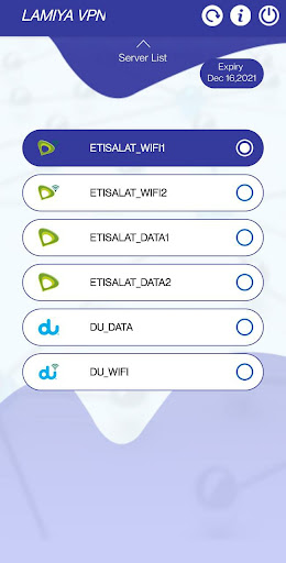 LamiyaVPN Screen 2