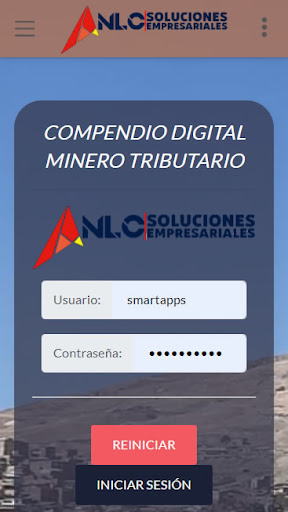 Android application Compendio Minero Tributario screenshort