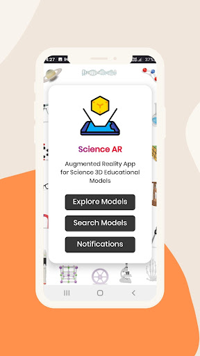 Android application Science AR screenshort