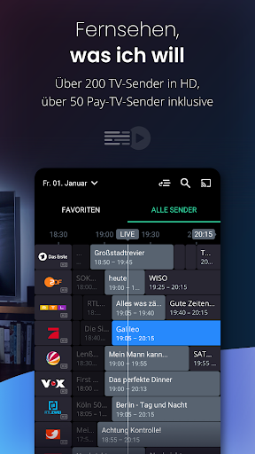 waipu.tv – Live TV-Streaming screenshot