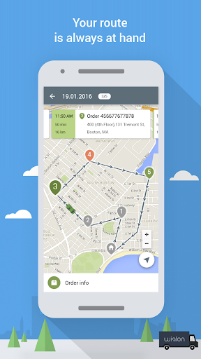 Screenshot of Logistics Mobile