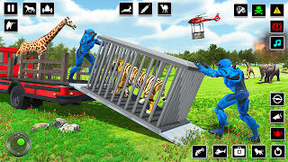 Police Robot Animal Rescue 3D - Screenshot 1