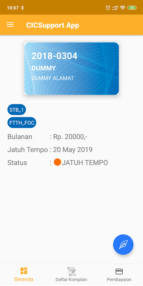 #3. CIC Support (Android) Ved: Adriman Tan