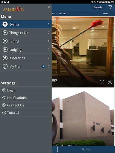 Screenshot of Visit Amarillo