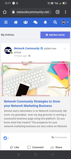 Network Community - Business S