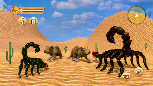 Android application Wild Scorpion Simulator Game screenshort