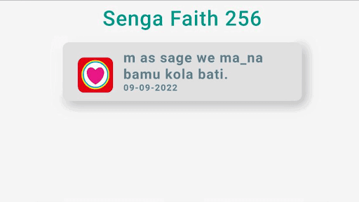 Senga Faith 256 Screen 2