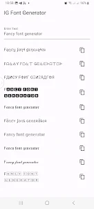 Font Generator - Fancy Text