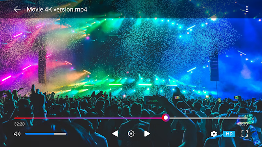 Android application Fish Video Player screenshort