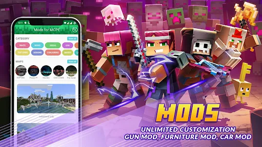 Mods for minecraft pe - AddOns