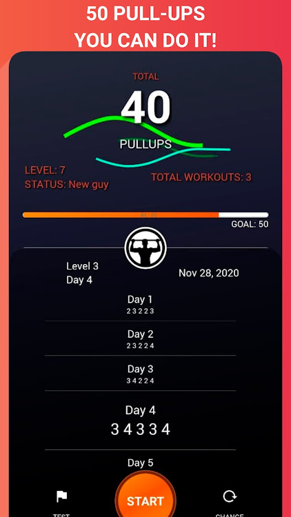 50 Pull-ups BeStronger - 1.4.0 - (Android)