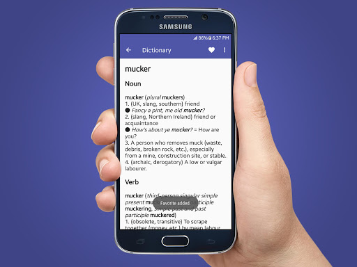 English Slang Dictionary Screen 2
