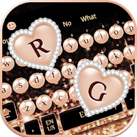 Rose Gold Pearl Keyboard