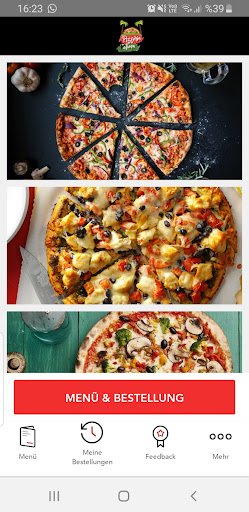 Android application Pizzeria Palma screenshort