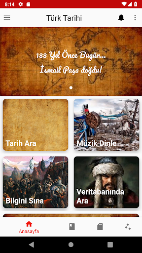 Android application Türk Tarihi - ϜϓſϞ screenshort