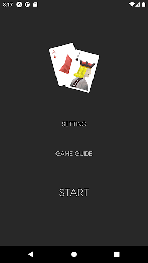 Android application AJ21 - blackjack screenshort