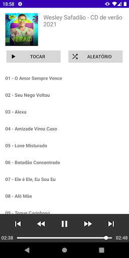 Android application Wesley Safadão 2022 - As novas screenshort