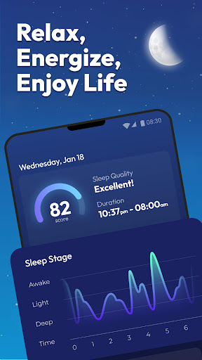 Sleep Tracker - Sleep Recorder Screenshot 1 - AppWisp.com