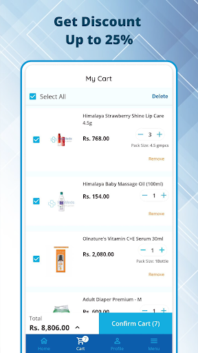NepMeds: Nepal Online Pharmacy Screen 3