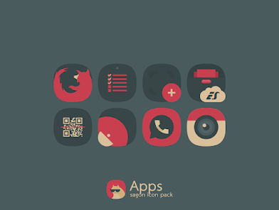 Sagon: Dark Icon Pack v13.7 [Patched]