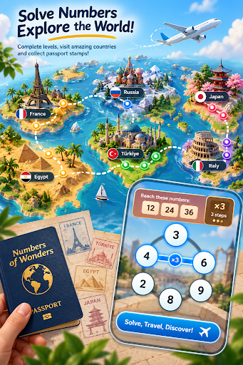 Number of Wonders: Math Puzzle screenshot