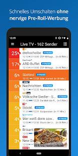 Live TV mit Daten-Spar-Modus fu00fcr unterwegs 2.0.4 APK screenshots 18