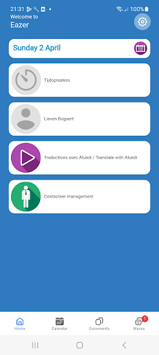 Android application Eazer screenshort