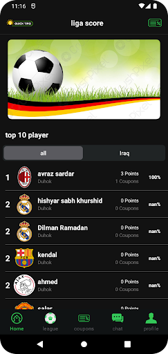 Liga Score Screen 2