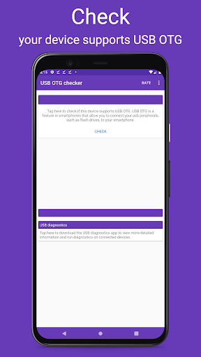 Android application USB OTG checker screenshort