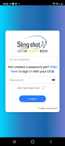 Android application Slingshot Education ETimesheet screenshort