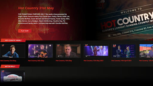 Hot Country TV Screen 3