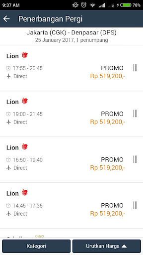 Bursa Tiket Murah Mobile Screen 3