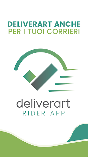 Android application Deliverart Rider screenshort