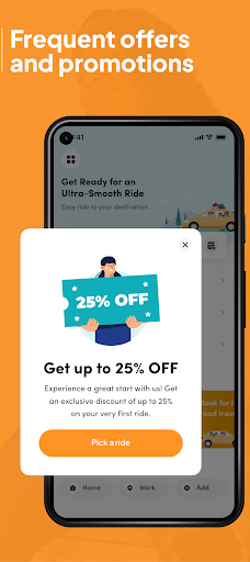 Ryde: Request affordable rides Screen 2