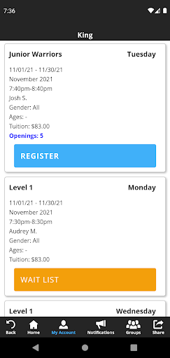 Hart Gymnastics Academy Screen 3