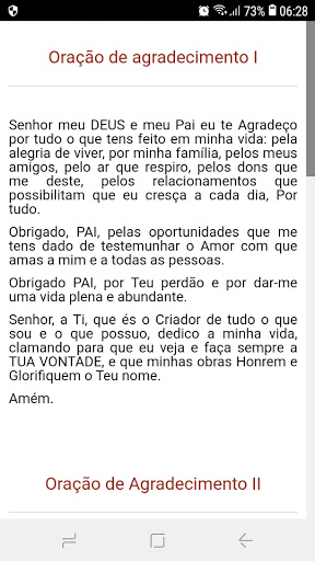 Oração de Agradecimento Screen 3
