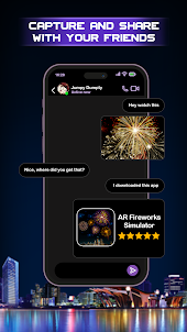 AR Fireworks Simulator