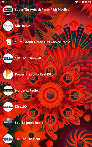 R&B Radios Live Screen 2