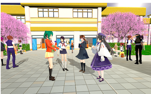 Anime High School Simulator 3D 0.0.9 APK screenshots 1