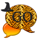 GO SMS THEME/HalloweenTiger2 icon