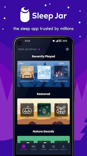 Screenshot of Sleep Jar - Sounds and Stories