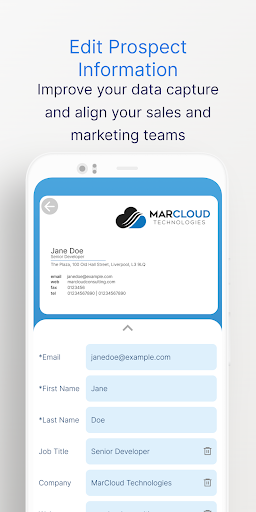 Pardot Prospect Scanner Screen 3