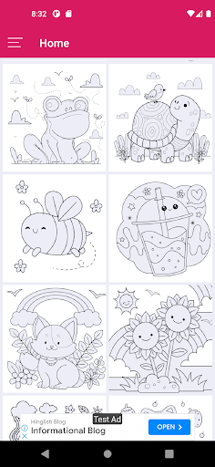 Android application Coloring Book - Color screenshort